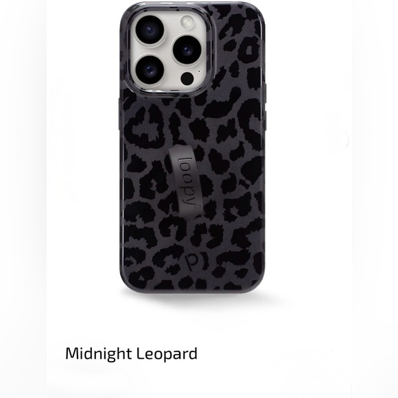 Loopy Stylish Black Leopard Phone Case-Apple iPhone 16 pro - Picture 2 of 12